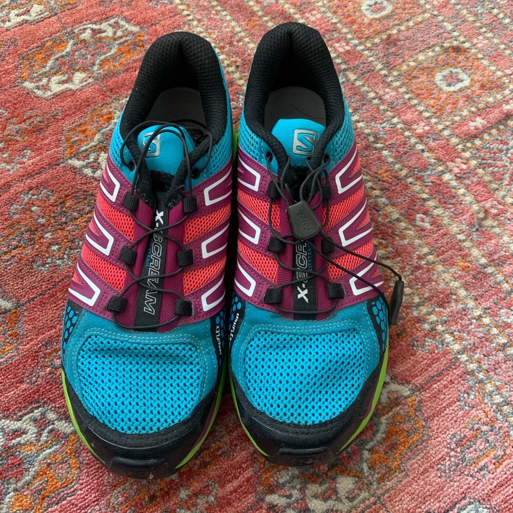 Salomon trail running shoe